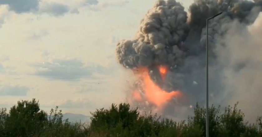 Video.  Bulgaristan’da havai fişek fabrikasında patlama: 1 ölü, 1 yaralı