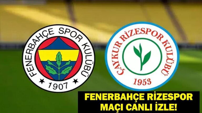 Fenerbahce Rizer maçın özeti