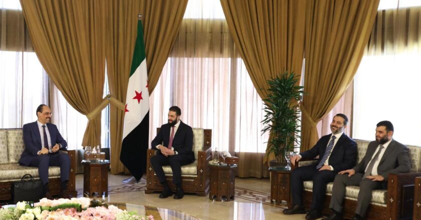 MIT Kalın’ın başkanı Suriye Cumhurbaşkanı Şara ve delegasyonuyla bir araya geldi