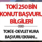 TOKİ SOSYAL KONUT BAŞVURU EKRANI E-DEVLET 2025: Bakan Kurum'dan sosyal konut açıklaması…