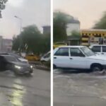 Ankara’da sağanak etkili oldu, yollar sular altında kaldı, sürücüler mahsur kaldı